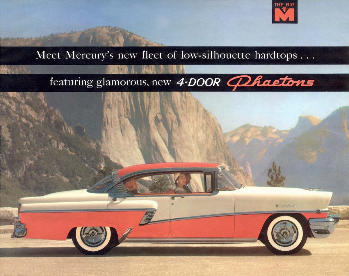 1956 Mercury Hardtops Brochure Page 5